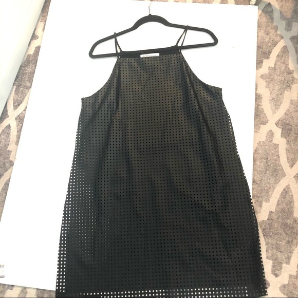 BCBGeneration Laser cut Faux leather long top - Picture 10 of 13